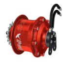 Speedhub 500/14 CC Red Tandem 14-speed gearhub, color red, 36-hole