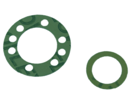 Paper gasket kit for axle-ring for Speedhub 500/14