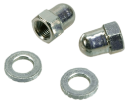Tuercas + arandelas eje roscado (M10 x 1) Rohloff