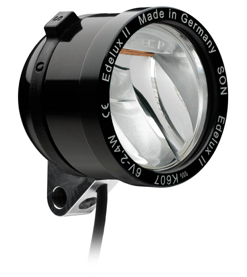 Edelux II, 36 cm cable, connectors fitted, black anodized