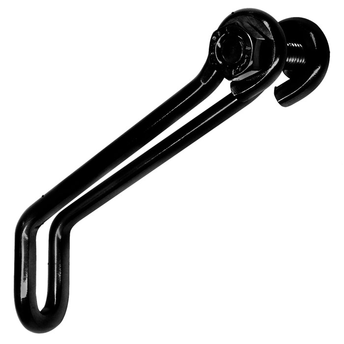 Headlight bracket Edelux long black, 58 x 49 mm
