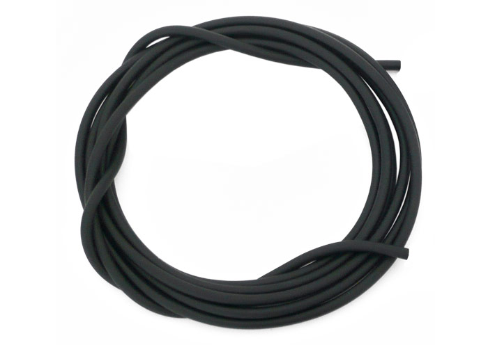 Coaxial cable, 2 x 0.5 mm² outer Ø 3 mm, black, 5 m.