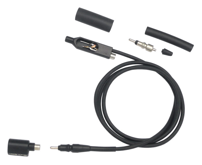 SON Coaxial Junction Box, 80 cm cable, with male connector and coaxial adapter