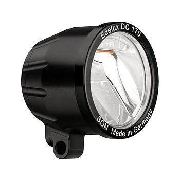 Edelux DC 170 for 5 up to 15 Volts, with rearlight cable X cm, black anodized for Neodrives