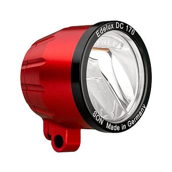 Edelux DC 170 for 5 up to 15 Volts, with rearlight cable X cm, red anodized for Neodrives