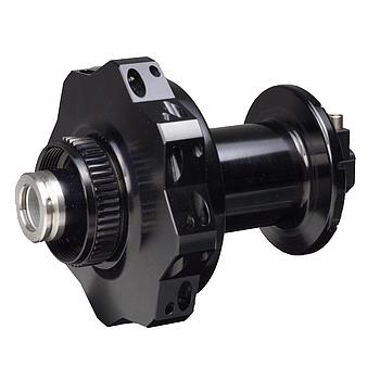 SON 29 S 12 disc Center Lock, black anodized, 16/8H Coaxial