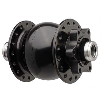 SON 28 12 110 disc 6-bolt, black anodized, 24 hole