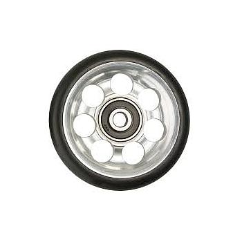 SON Wheels for Brompton rack, natural aluminium, pair